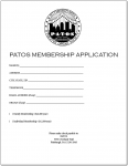 PATOS Membership Application